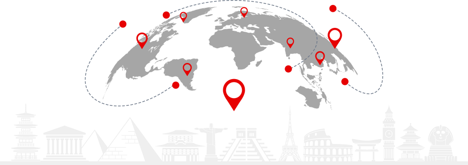 库盒 CookHere 全球化布局分布图